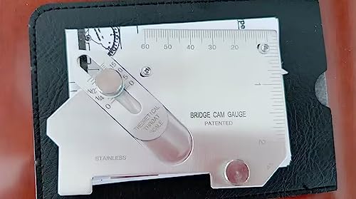 RIVERWELD Bridge Cam Gauge Welding Inspection Depth of Undercut | Checks Pitting Fillet Weld Throat Size and Length Angle of Preparation Misalignment - style: Bridge Cam Gauge