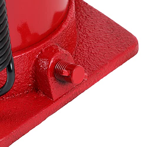 Heavy Duty 30 Ton Pneumatic Air Hydraulic Bottle Jack for Auto Truck Repair, Red