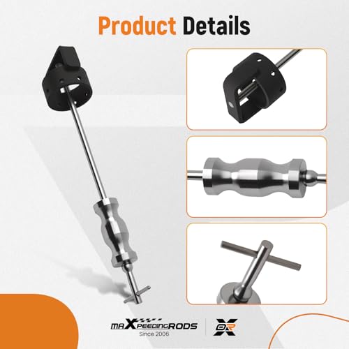maXpeedingrods 3.74 Inch CV Axle Shaft Puller Tool, UTV/ATV CV Axle Removal Tool with 5/8"-18 Slide Hammer for Cars, Trucks, ATV & UTV CV Joint & Drive Shaft Removal Tool Set