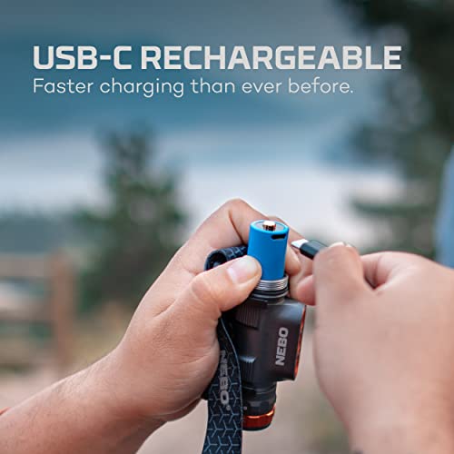 NEBO Transcend 1500 Rechargeable Headlamp | 1,500 Lumens, 5 Light Modes, Detachable Magnetic Work Lamp, Waterproof, Bright LED Head Light for Hiking & Camping, Includes USB Charging Cable - style: 1500 Lumen