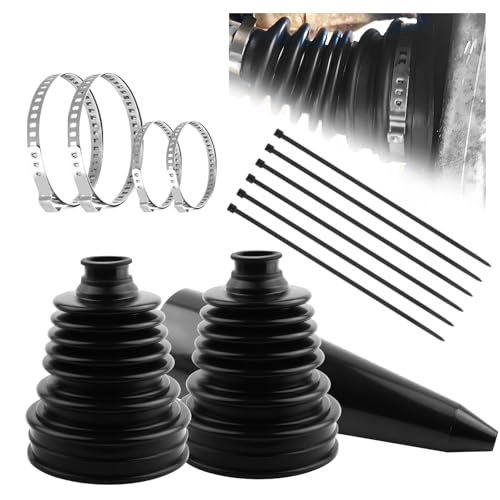 2PCS Car CV Boot Repair Kit Contains CV Boot Expander Tool,Upgraded Car CVs Axle Boots Repair Kit for Dust and Water Resistance,Silicone CVs Joint Boots for 2.47"/2.99"/3.53" Calibers