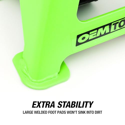 OEMTOOLS 24852 3 Ton Jack Stands, Jack Stands 3 Ton for Cars, SUVs, and Light Trucks, 11 to 16-1/2 Inch Adjustable Height, Ratcheting Design, Welded Foot Pads
