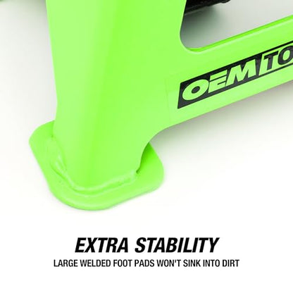 OEMTOOLS 24852 3 Ton Jack Stands, Jack Stands 3 Ton for Cars, SUVs, and Light Trucks, 11 to 16-1/2 Inch Adjustable Height, Ratcheting Design, Welded Foot Pads
