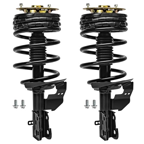 Detroit Axle - Front Struts for 1990-1996 Chevrolet Lumina APV Olds Silhouette Pontiac Trans Sport, Ready Struts w/Coil Spring Assembly 1991 1992 1993 1994 1995 Replacement [w/o Air Suspension] - size: 171820 x2/PAIR