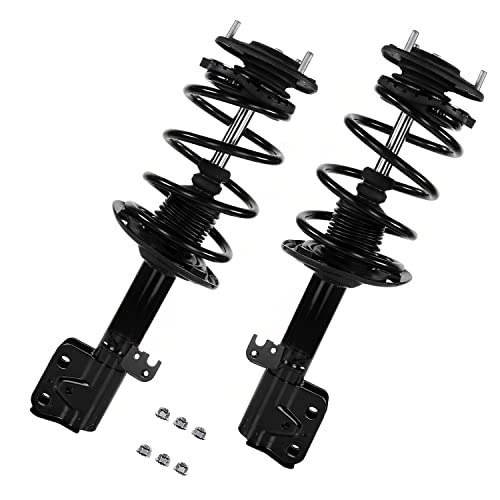 Detroit Axle - 4pc Front End Suspension Kit for Toyota 2014-2019 Corolla, 2 Lower Control Arms w/Ball Joint Assembly 2 Struts 2015 2016 2017 2018 Replacement Quick Install Ready Struts Shocks Assembly - size: 4CQ50075/Big Kit