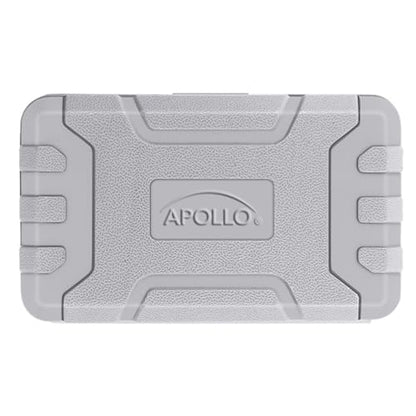 Apollo Tools 54-Piece Screwdriver & Nut Driver Bit Set – Ratcheting Handle, Flexible Extension, Metric Nut Drivers, Specialty Bits for Household, Automotive, & Appliance Repairs, Blue/Gray DT9025