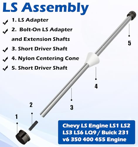 Cam Bearing Install Tool for Installation & Removal Bearing Tool Compatible with Chevy LS Engine LS1 LS2 LS3 LS6 LQ9， Patented