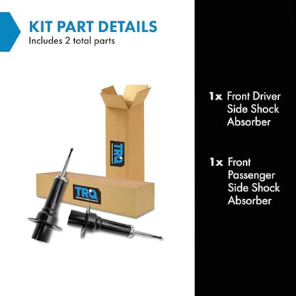 TRQ Front Shock Absorber Set Compatible with 2007-2011 Dodge Nitro 2002-2012 Jeep Liberty - style: SBA60361
