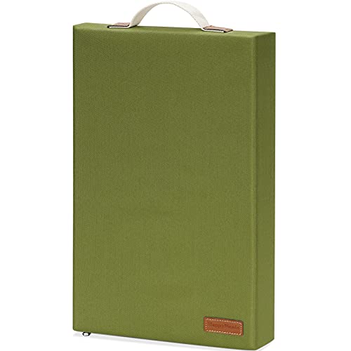 Large Knee Mat-Gardening Kneeler Pad-Thick Garden Sitting or Kneeling Pad Cushion-Construction Knees Support Board of Working,Repairing-Floor Knees Mat for Prayer,Fitness,Yoga,Gym & Pilates-Green - color: Green