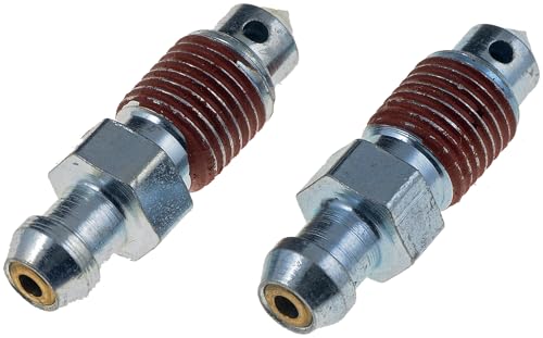 Dorman 12701 Brake Bleeder Screws - Quick Bleeders - 3/8-24 X 1-3/16 in. | Fits Select Models, 2 Pack