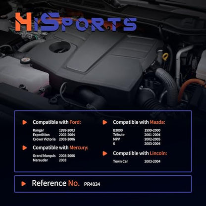HiSport Fuel Injection Pressure Regulator - Compatible with Ford Mazda Mercury Lincoln Replaces PR4034 - size: HSFPRR4034
