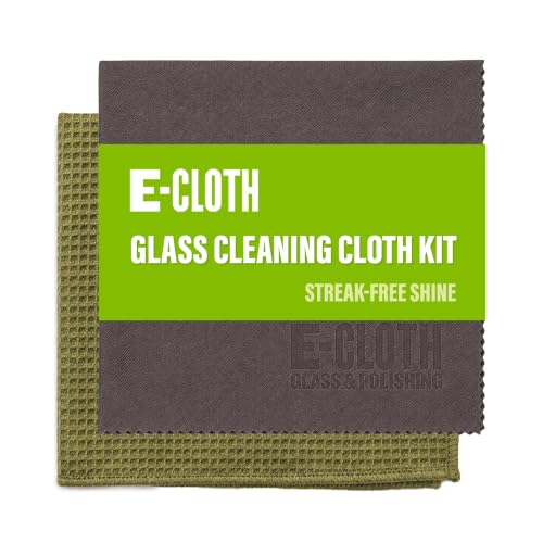 E-Cloth Window and Glass Cleaner Kit, Just Add Water - 1 Kit | Chemical-Free Cleaning - Reusable & Machine Washable Towel, Versatile Use for Mirrors, Cars, & Lenses, Winter Green - color: Dark Oak, size: 1 Kit