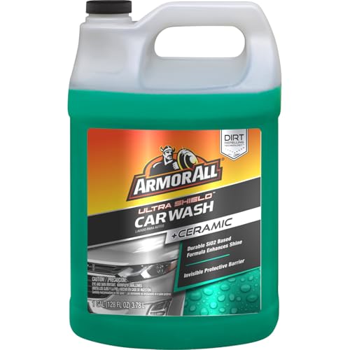 Armor All Ceramic Foaming Car Wash Soap with Extreme Shield, 1 Gallon, 128 Fl Oz (Pack of 1) - style: Car Wash + Ceramic (1 pack)