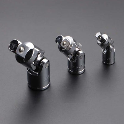3PCS Universal Joint Set Ratchet Angle Extension Bar Socket Adapter Manual and Pneumatic Bendable Adapter Socket Tools NEW