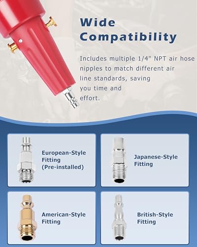 DAYUAN Pneumatic Air Power CV Joint Boot Expander Install Removal | Fits 20-115mm Most Flexible Rubber CV Boots & Steering Boots，110 Psi Max，Not For Rigid PVC or Low-Elasticity Boots