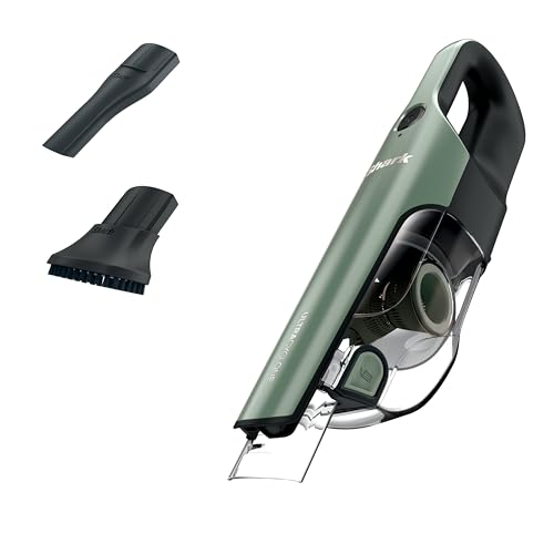 Shark UltraCyclone Pro Cordless Handheld Vacuum, Powerful Suction, Handheld Vacuum for Car & Home, Crevice Tool, Scrubbing Brush, Lightweight, XL Dust Cup, Black/Green, CH901 - color: Green