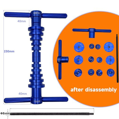 Bike Bearing Press Kit, ROWYOU Bicycle Bearing Press Set Include 35 Bearing Adapters & Bike Headset Press Tool & Carry Case, Heavy Duty Bike tool for Wheels/Hub BB Axis Turning Point Tool
