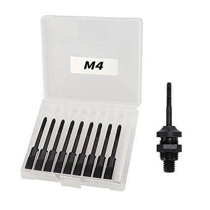 M4 Mandrel 10pcs (with Fixing Nut) Replacement Rod 9900S Air Hydraulic Rivet Nut Tool - color: M4 Mandrels