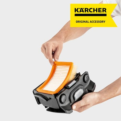 Kärcher Flat Pleated Filter for Karcher Wet Dry Vacuum - Compatible with WD 4, WD 5/P and WD 6 P S Wet Dry Vacs - Reusable Filter - style: Filter for WD4, WD5, WD 6