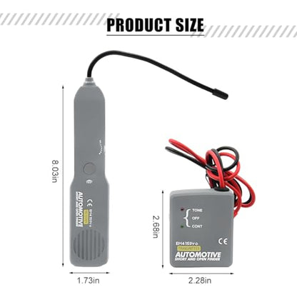 BESULEN EM415PRO Car Circuit Tracer, DC 6-42V Vehicle Electrical Short Open Breaker Circuit Finder, Flexible Wire Tracer Automotive Repair Tool, Universal for SUV RV Truck