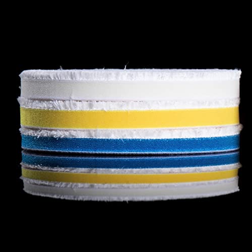Rupes D-A COARSE FINE, Ultra-FINE Microfibre PAD in Various Sizes for Your CAR POLISHING (80mm, Coarse Blue) - color: Blue, size: 80 mm.