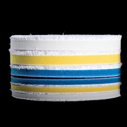 Rupes D-A COARSE FINE, Ultra-FINE Microfibre PAD in Various Sizes for Your CAR POLISHING (80mm, Coarse Blue) - color: Blue, size: 80 mm.