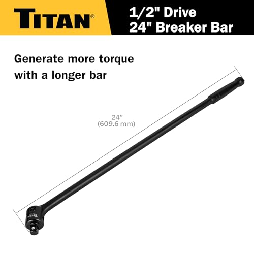 Titan 42147 1/2-Inch Drive 24-Inch Breaker Bar