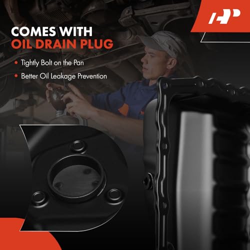 A-Premium Lower 1.8L 2.0L Engine Oil Pan Sump with Plug, Gasket & Bolts, Compatible with Volkswagen Jetta, Passat, Golf, Tiguan, Beetle, GTI, CC, Eos, Atlas, Arteon & Audi A3, Q3, TT Quattro - style: Complete Oil Pan Kit