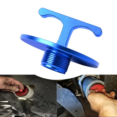 Aluminum Alloy Oil Filter Plug tool, for Dodge Ram 2500, 3500, 4500, 5500. 5.7L 5.9L 6.4L 6.7L Cummins Turbo Diesel MO285 05083285AA Oil Filter Cap Off Tool-car accessories - color: Blue
