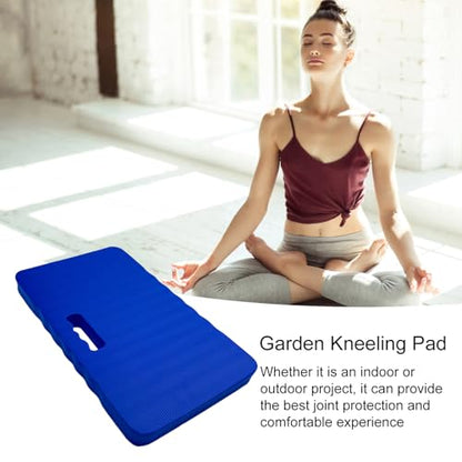 Thick Kneeling Pad - EVA Foam Garden Kneeler Mat | Foam Thick Mat | Gardening Kneeling Pad | Non-Slip Bathroom Mat Yoga Exercise Multifunctional Cushion EVA Car Repair Pad, 42x21x2cm, Blue - color: Blue