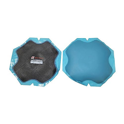 Rema TIP TOP PN-6 Premium Bias Tire Repair Patches, 9-1/4 inch 6-Ply Vulcanizing Patches with Blue Bonding Layer, 10 Count
