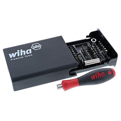 Wiha 71990 Security Bit Set, 39 Piece | Tamper Resistant Torx, Hex, Spanner and Tri-Wing, Storage Case