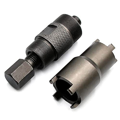 24mm 27mm Flywheel Puller and 20mm 24mm Remover Clutch Lock Nut ool | For Honda Yamaha Motorcycle ATV Dirt Bike - style: Tools set