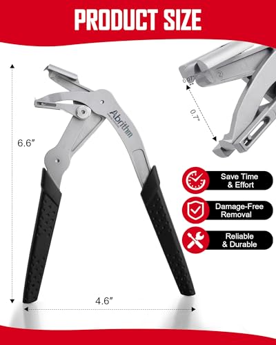 Car Clip Pliers, Panel Clip Removal Pliers, Professional Plastic Fastener Removal Tool for Removing Automotive Fasteners Clips Without Damage Black - color: Black