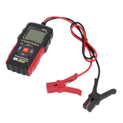 Generic Battery Health Checker Digital Battery Analyzer Suitable for Cars Motorcycles Electric Vehicles Portable Car Life Diagnostic Tool 12V 24V Universal