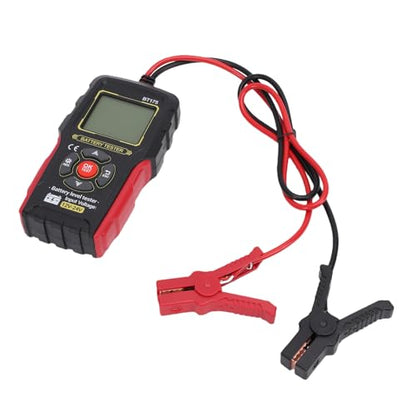 Generic Battery Health Checker Digital Battery Analyzer Suitable for Cars Motorcycles Electric Vehicles Portable Car Life Diagnostic Tool 12V 24V Universal
