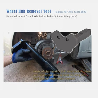 Wheel Bearing Hub Removal Tool, Universal Hub Removal Tool Kit, High Strength Steel for 5 6 8 Lug Hubs, Axle Bolt Hubs Removal Tool with 6 Packs of Accessories (36PCS), Durable and