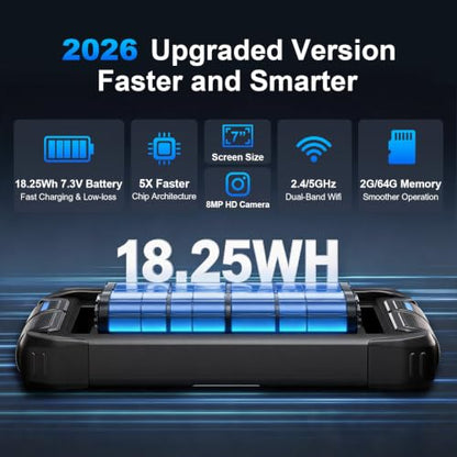 VDIAGTOOL VD70 Lite OBD2 Scanner, Bidirectional Diagnostic Scan Tool for Vehicles, 7" Car Scanner for Full Systems, Code Reader for Cars and Trucks, 32+ Resets, FCA/CANFD/DoIP, Free Updates