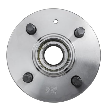 Detroit Axle - Pair Rear Wheel Bearing Hubs for Hyundai Accent 2005 [w/ABS] 2 Wheel Hub Bearings Assembly Replacement - style: 512192 x2/Pair