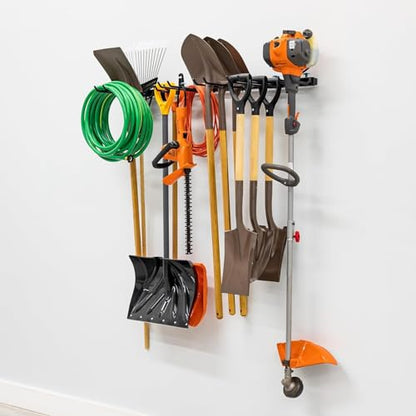 StoreYourBoard Tool Storage Rack – Heavy Duty Garage Tool Organizer Wall Mount for Garden Tools, Rakes, Shovels, Garage Hooks, Steel Gear Hanger Holds 300 lbs - style: Tool Rack
