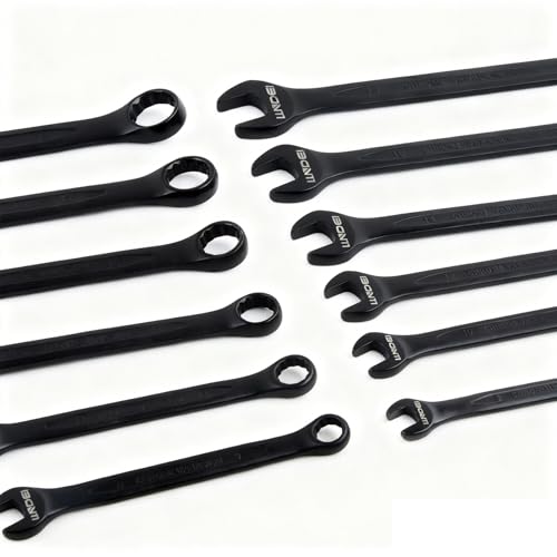 LLNDEI Mechanics Tool Set and Socket Set, 1/4" 3/8" 1/2" Drive Deep and Standard Sockets 12 Point, 390 Pcs SAE and Metric Mechanic Tool Kit with Bits, Combination Wrench