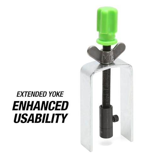OEMTOOLS 25134 Steering Wheel Lock Plate Remover, Assist in Easy Removal & Installation of Lock Plate Snap Rings for Automotive Steering Columns, Featuring Reversible Adapter for Wide Vehicle Fit