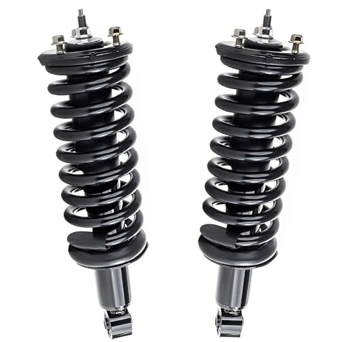 Detroit Axle - 4WD Front Struts with Coil Spring for 2005-2021 Nissan Frontier, 2006 2007 2008 2009 2010 2011 2012 2013 2014 2015 2016 2017 2018 2019 2020 Complete Struts Assembly Replacement - size: SR4202x2/Pair