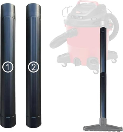 GHAMADE Vacuum Accessories & Attachments for Shop Vac 2-1/2'' - Vacuum Dust Brush & Extension Wand Compatible with Vacuums Using 2-1/4'' Inner Diameter Accessories (Extension Wands, 2-1/4'') - style: Extension Wands