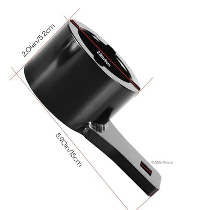 Rogierra Crankshaft Damper Pulley Holding Holder Harmonic Tool Harmonic Damper Pulley Remove Tool Compatible with Toyota Lexus 3.0 L6, 3.0 V6, 3.3 V6, 4.0 V8, 4.3 V8, 4.7 V8 with 2PCS Crank Bolts