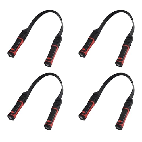 Neck Flashlight 4X Detachable Neck Light Rechargeable, LED Work Light with Magnetic Base, Hands Free Mechanic Light, Around Neck