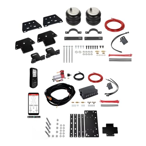 TrendsAuto Firestone Airide Rear Ride-Rite Air Spring Kit and Dual Path Standard Compressor Kit fits 2022-2026 Tundra w/o Factory Air Suspension | Includes TrendsAuto Decal - size: 2022-2026, style: Dual Path