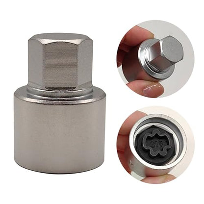 319 Wheel Locking Nut Key for Mercedes Benz, Lug Nut Removal Tool | Wheel Lock Nut Socket Adapter, Anti-Theft Screw Remover, Hand Repair Tool, Tyre Fitting, garage - color: Scoket 319