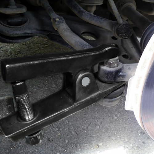 ChgImposs 6.3 Inch Ball Joint Separator, Adjustable Ball Joint Removal Tool, Heavy Duty High Carbon Steel with Black Oxide Pins, Universal Fit for Cars, Trucks & SUVs (Black) - color: Black