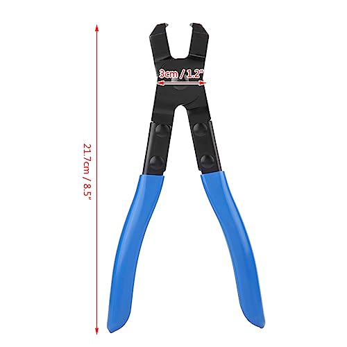 Clamp Pliers, Carbon Steel Universal Ear Type CV Boot Clamp Plier Professional Ear CV Joint Boot Clamps Band Tool Kit Auto Repair Tool Suitable for All Earless Type CVJ Boot Clamps